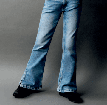Flared jeans